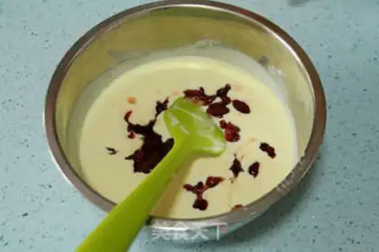 Make Cranberry cheesecake step 15