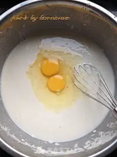 Make radish eggcake step 2
