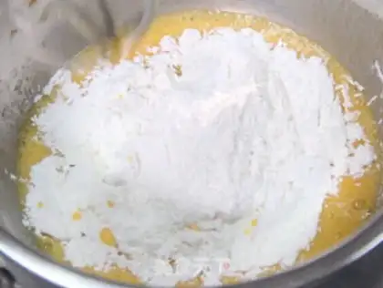 Make Chocolate almond cake step 2