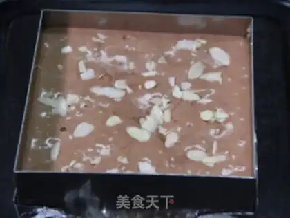 Make Chocolate almond cake step 9