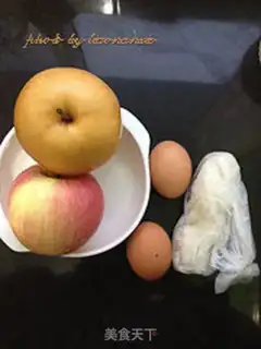 Make Fruit and egg soup step 0