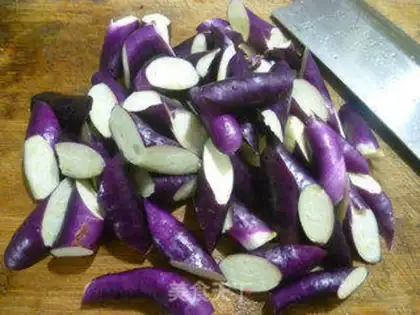Make Pyramid fried eggplant step 2