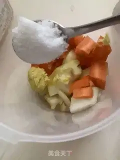 Make Gold pickles and carrots step 5