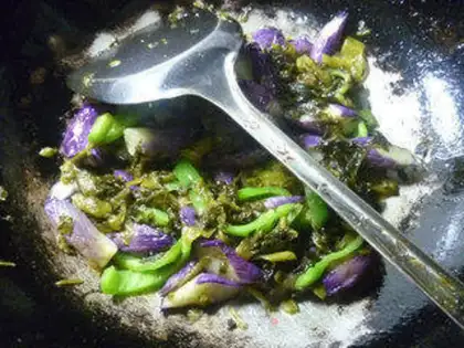 Make Pyramid fried eggplant step 8
