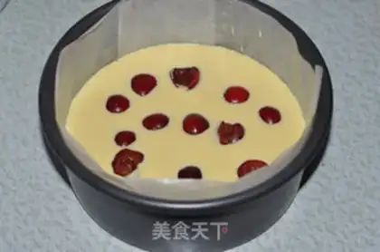 Make Cherry cheesecake step 7