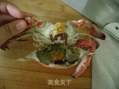 Make Gold curry crab step 2