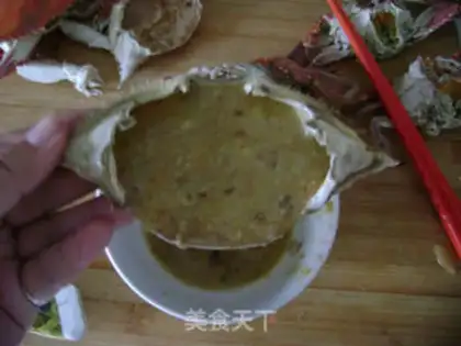 Make Gold curry crab step 6
