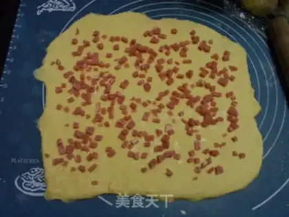 Make Cheese ham bread step 7