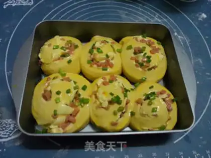 Make Cheese ham bread step 15