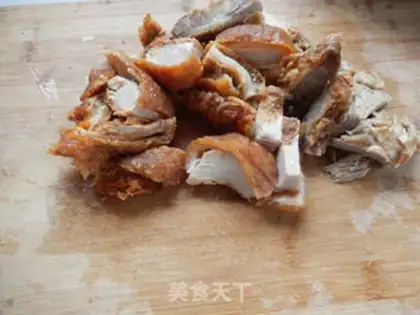 Make Holy fruit and meat step 2