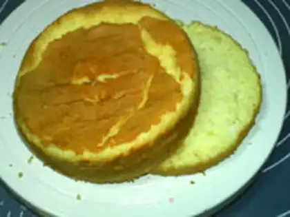 Make ♪ A flower cake sunflower ♪ step 1