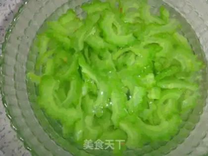 Make A cold, bitter melon step 2