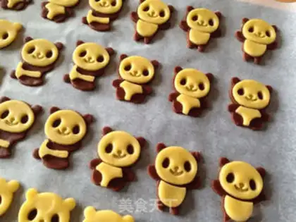 Make Toon panda cookies step 10