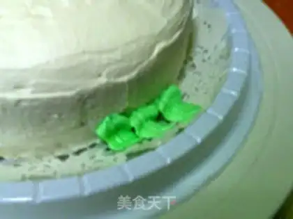 Make ♪ A flower cake sunflower ♪ step 11