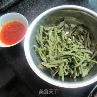 Make Cold laced blade beans step 2