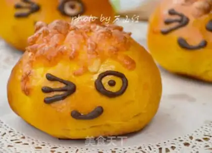 Make Pumpkin boy cheese bread step 19
