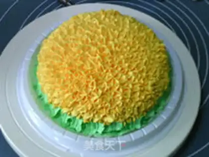 Make ♪ A flower cake sunflower ♪ step 17