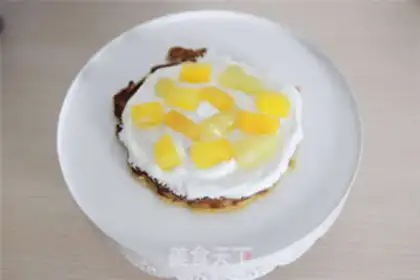 Make Cake of groceries step 8
