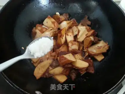 Make Secret stew tofu dry step 10