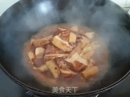 Make Secret stew tofu dry step 11