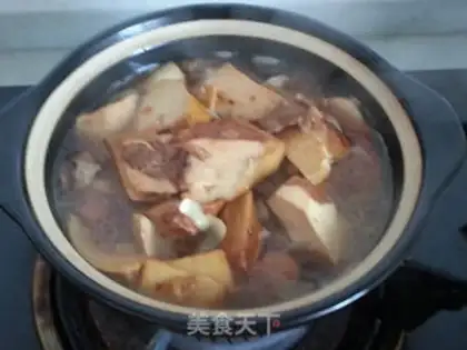 Make Secret stew tofu dry step 12