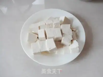Make Red-hot tofu step 1