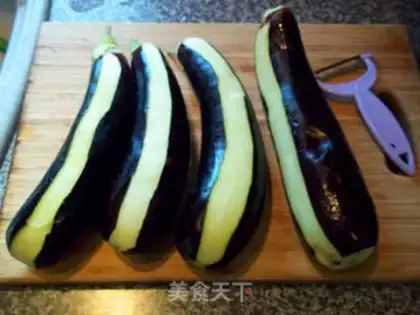 Make Turkish beef paste eggplant step 1