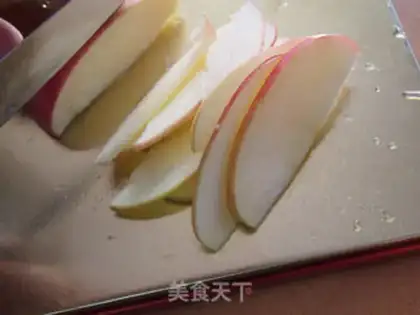 Make A flower apple step 1