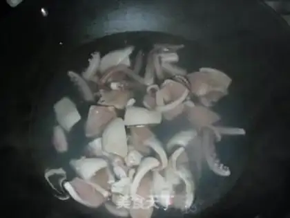 Make Squid roasted quail eggs step 2