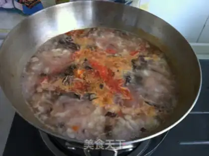 Make The purple eggnog soup step 6