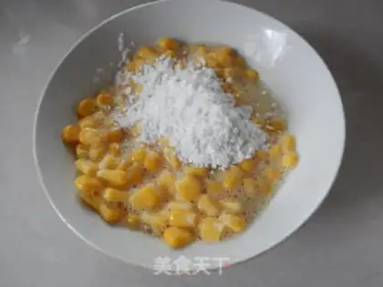 Make Pretzels of corn step 2