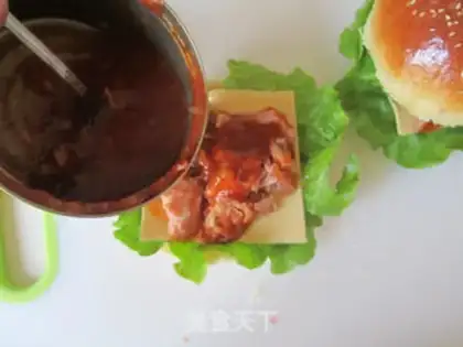 Make Squid cheeseburger step 11