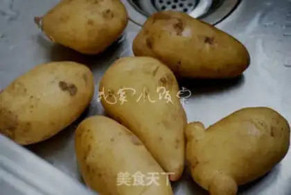 Make Pepper salt, potatoes step 0