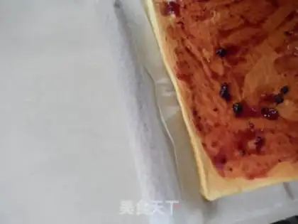 Make Blueberry jam cake roll step 15