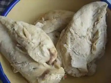 Make Cheese chicken pine step 1