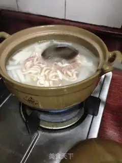 Make Pork squid radish soup step 8