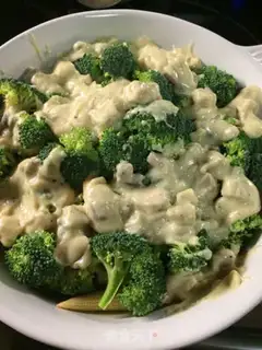Make Chicken mushroom broccoli step 19