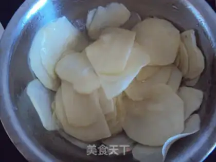 Make Microwave home-made chips step 6