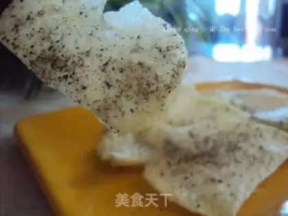 Make Microwave home-made chips step 9