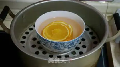 Make Orange cream cake roll step 1