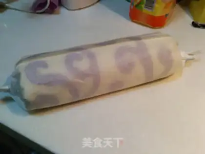Make Purple chip cake rolls step 21