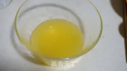 Make Orange cream cake roll step 3