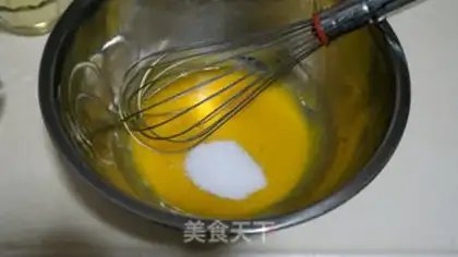 Make Orange cream cake roll step 5