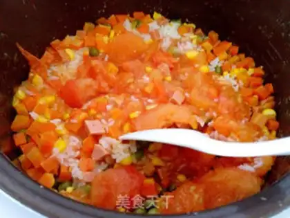 Make Tomato rice step 9