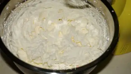 Make Orange cream cake roll step 17