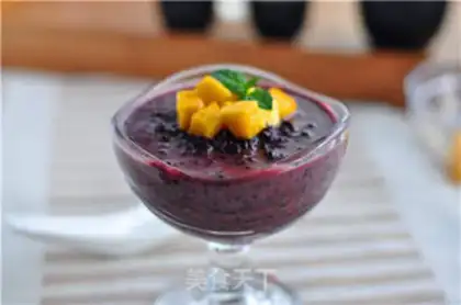 Make Mango coconut, black rice step 6
