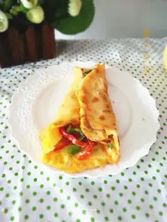 Make A pan of egg pizza step 7
