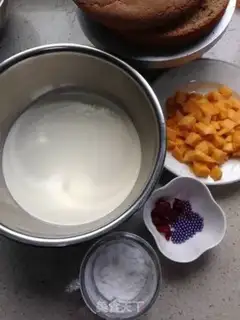 Make Purple mango cake step 8