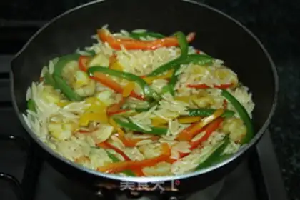 Make Curry shrimp pasta step 9