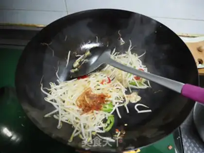 Make Sprouts and eggs step 2